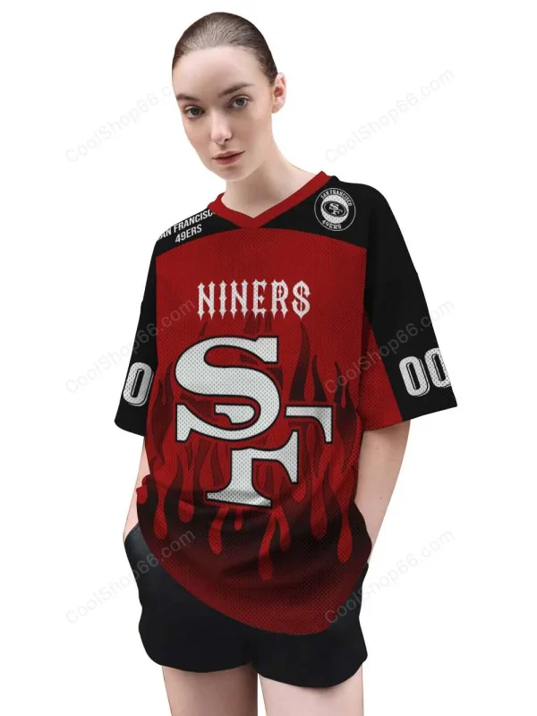 San Francisco 49ers Mesh Jersey Streetwear SPTMJERSEYS005 - Image 3