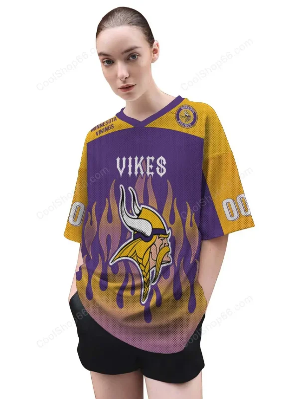 Minnesota Vikings Mesh Jersey Streetwear SPTMJERSEYS006 - Image 3