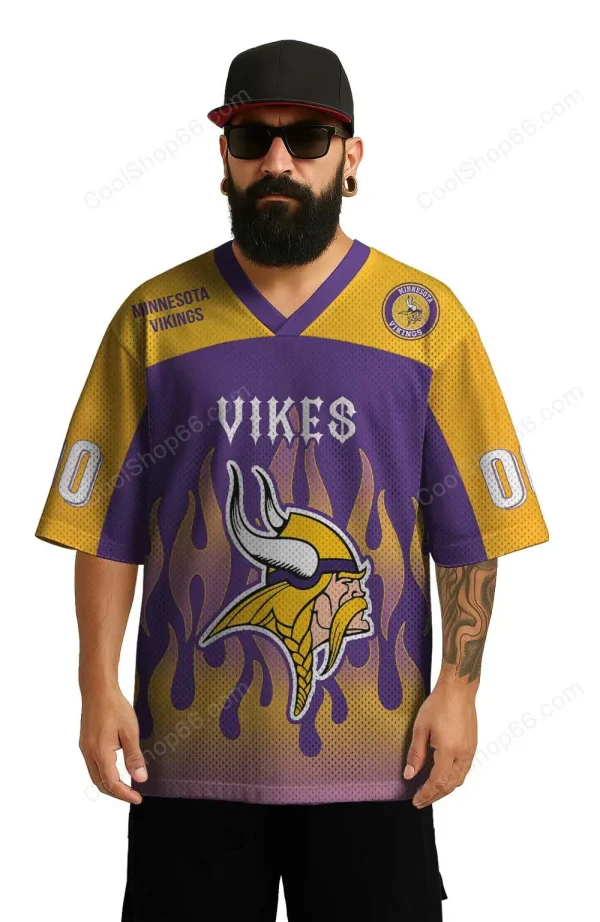 Minnesota Vikings Mesh Jersey Streetwear SPTMJERSEYS006
