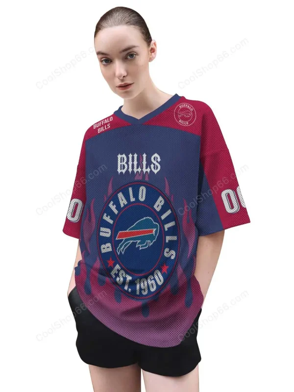 Buffalo Bills Mesh Jersey Streetwear SPTMJERSEYS009 - Image 3