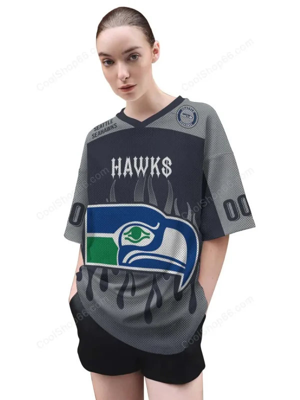 Seattle Seahawks Mesh Jersey Streetwear SPTMJERSEYS012 - Image 3