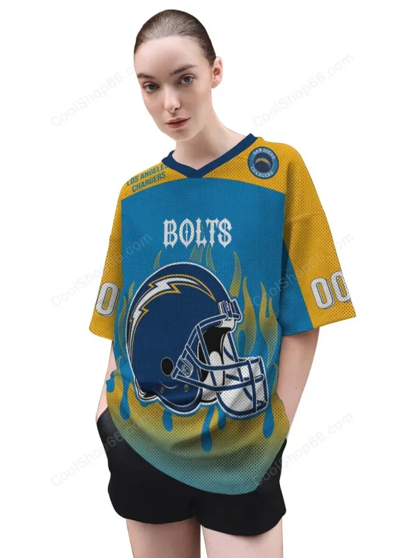 Los Angeles Chargers Mesh Jersey Streetwear SPTMJERSEYS017 - Image 3