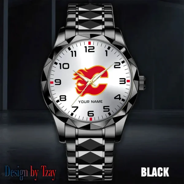 Calgary Flames NHL Luxury Diamond Men Wristwatch Trending 2025 SPTDMW294 - Image 2