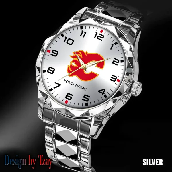 Calgary Flames NHL Luxury Diamond Men Wristwatch Trending 2025 SPTDMW294 - Image 5