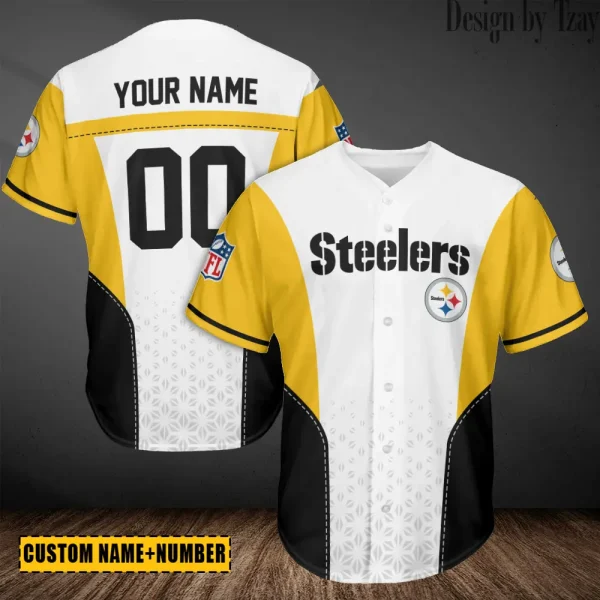 Pittsburgh Steelers Casual Button Baseball Shirt Trending 2025 AZCBJS696