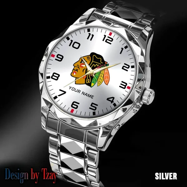 Chicago Blackhawks NHL Luxury Diamond Men Wristwatch Trending 2025 SPTDMW296 - Image 4