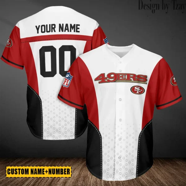San Francisco 49ers Casual Button Baseball Shirt Trending 2025 AZCBJS697