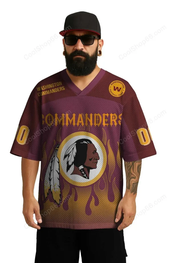Washington Commanders Mesh Jersey Streetwear SPTMJERSEYS024