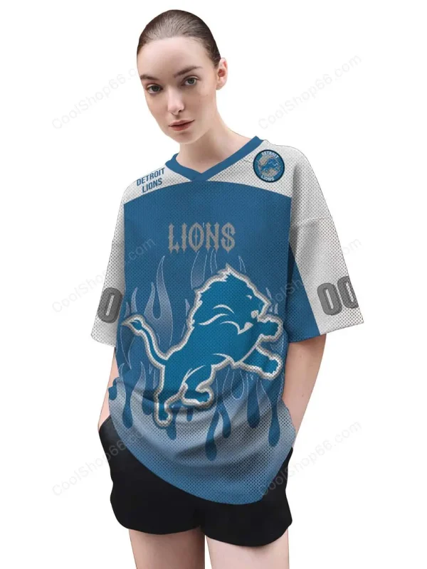 Detroit Lions Mesh Jersey Streetwear SPTMJERSEYS025 - Image 3