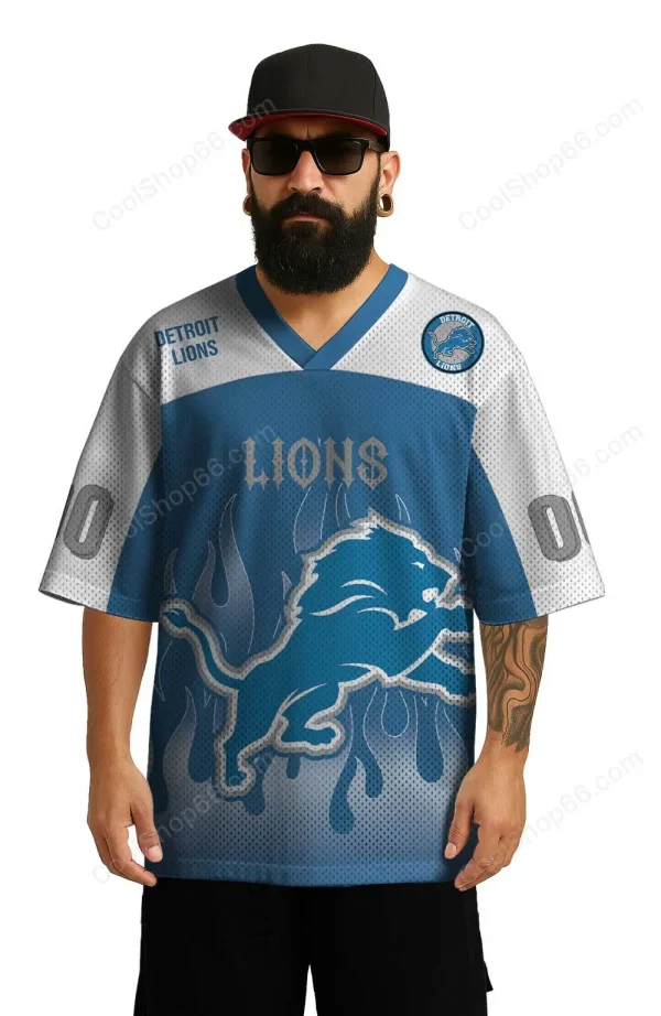 Detroit Lions Mesh Jersey Streetwear SPTMJERSEYS025