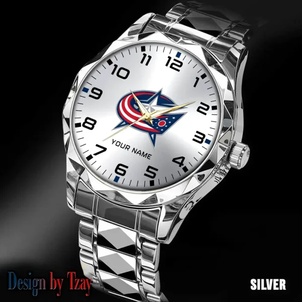 Columbus Blue Jackets NHL Luxury Diamond Men Wristwatch Trending 2025 SPTDMW298 - Image 2