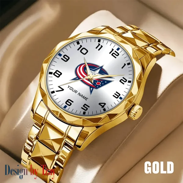 Columbus Blue Jackets NHL Luxury Diamond Men Wristwatch Trending 2025 SPTDMW298 - Image 5
