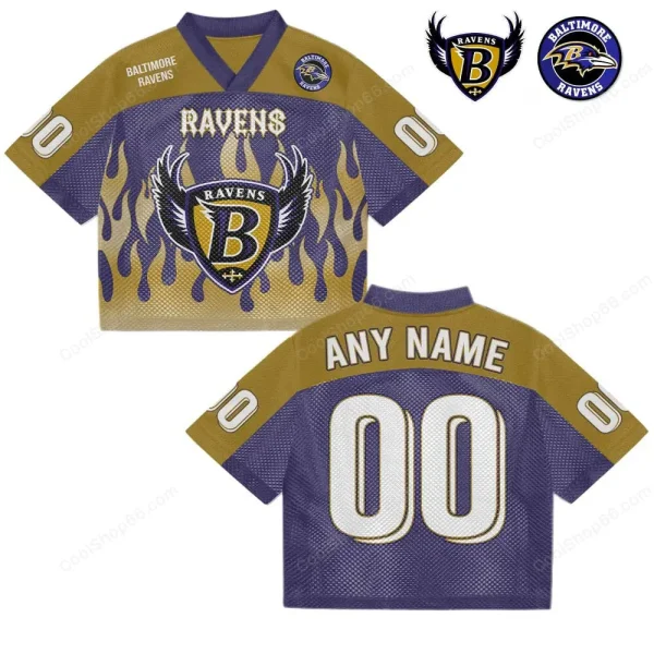Baltimore Ravens Mesh Jersey Streetwear SPTMJERSEYS026 - Image 5