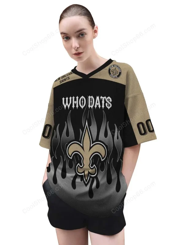 New Orleans Saints Mesh Jersey Streetwear SPTMJERSEYS029 - Image 3