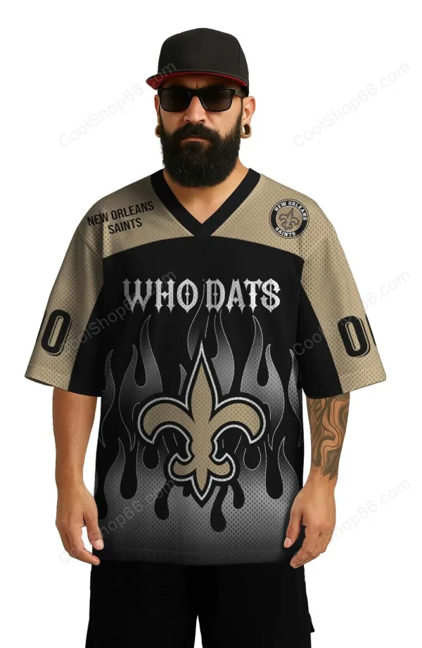 New Orleans Saints Mesh Jersey Streetwear SPTMJERSEYS029