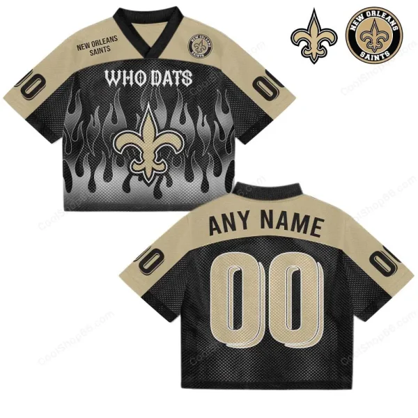 New Orleans Saints Mesh Jersey Streetwear SPTMJERSEYS029 - Image 5