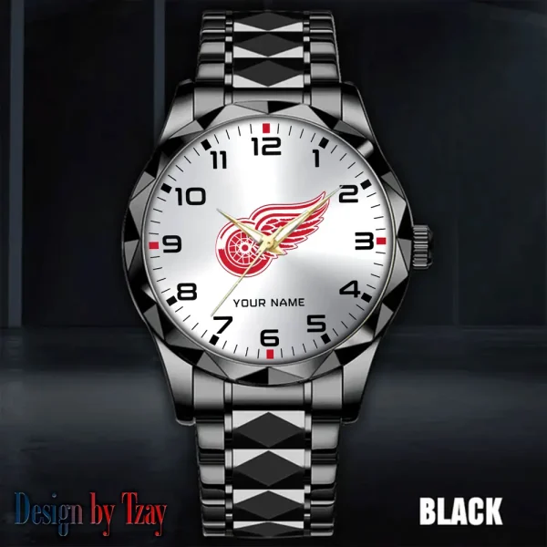 Detroit Red Wings NHL Luxury Diamond Men Wristwatch Trending 2025 SPTDMW300 - Image 3