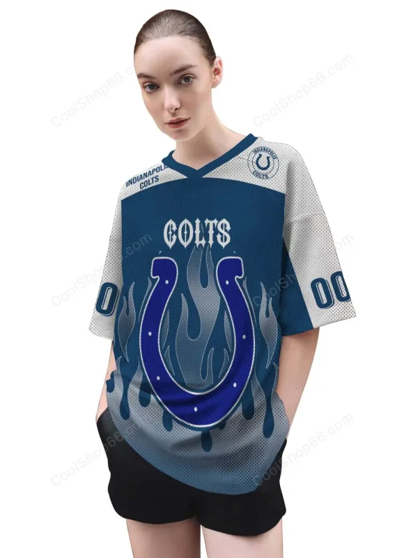 Indianapolis Colts Mesh Jersey Streetwear SPTMJERSEYS031 - Image 3
