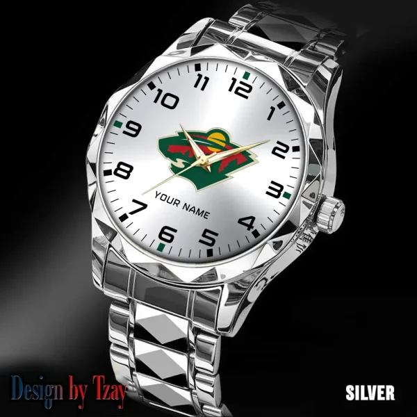 Minnesota Wild NHL Luxury Diamond Men Wristwatch Trending 2025 SPTDMW304 - Image 3