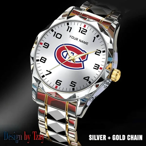 Montreal Canadiens NHL Luxury Diamond Men Wristwatch Trending 2025 SPTDMW305 - Image 4