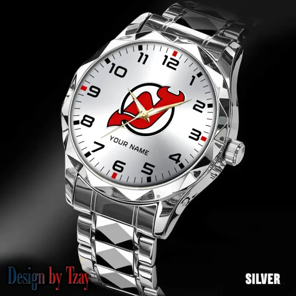 New Jersey Devils NHL Luxury Diamond Men Wristwatch Trending 2025 SPTDMW307 - Image 4
