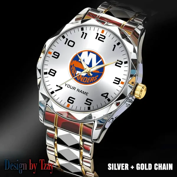 New York Islanders NHL Luxury Diamond Men Wristwatch Trending 2025 SPTDMW308 - Image 5