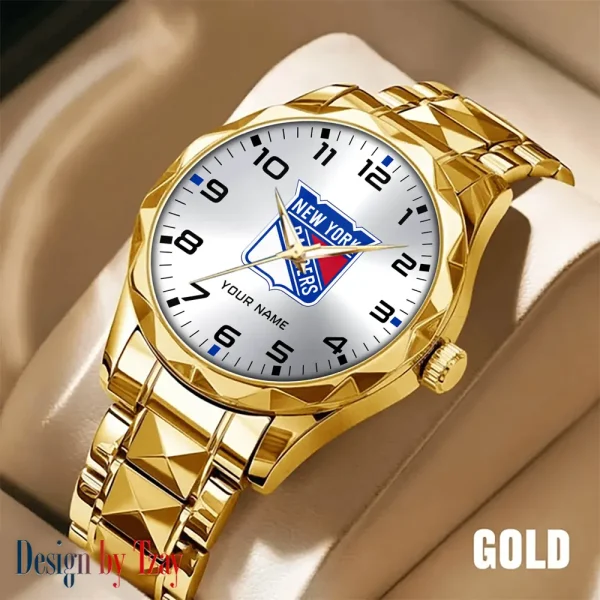 New York Rangers NHL Luxury Diamond Men Wristwatch Trending 2025 SPTDMW309 - Image 2