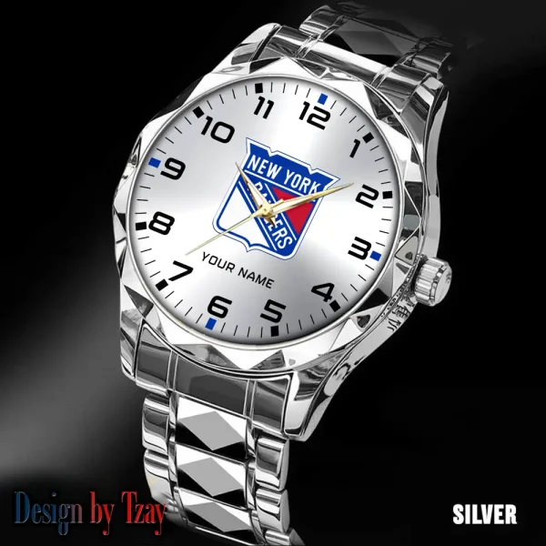 New York Rangers NHL Luxury Diamond Men Wristwatch Trending 2025 SPTDMW309 - Image 4