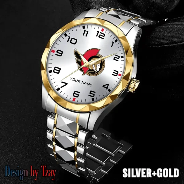 Ottawa Senators NHL Luxury Diamond Men Wristwatch Trending 2025 SPTDMW310