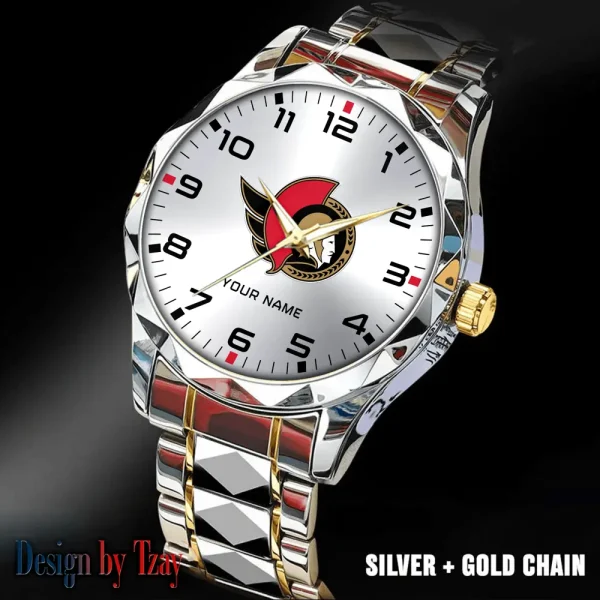 Ottawa Senators NHL Luxury Diamond Men Wristwatch Trending 2025 SPTDMW310 - Image 4