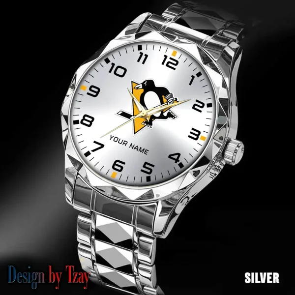 Pittsburgh Penguins NHL Luxury Diamond Men Wristwatch Trending 2025 SPTDMW312 - Image 2