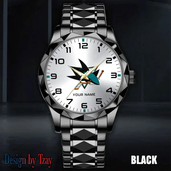 San Jose Sharks NHL Luxury Diamond Men Wristwatch Trending 2025 SPTDMW313 - Image 2