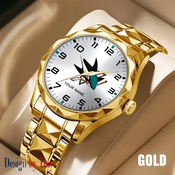 San Jose Sharks NHL Luxury Diamond Men Wristwatch Trending 2025 SPTDMW313 - Image 5