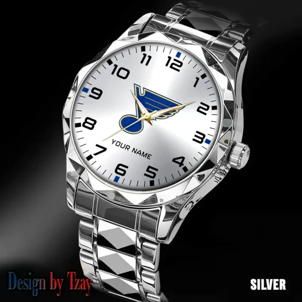 St Louis Blues NHL Luxury Diamond Men Wristwatch Trending 2025 SPTDMW315 - Image 4