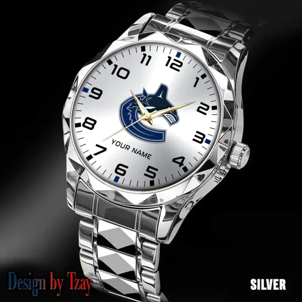 Vancouver Canucks NHL Luxury Diamond Men Wristwatch Trending 2025 SPTDMW319 - Image 3