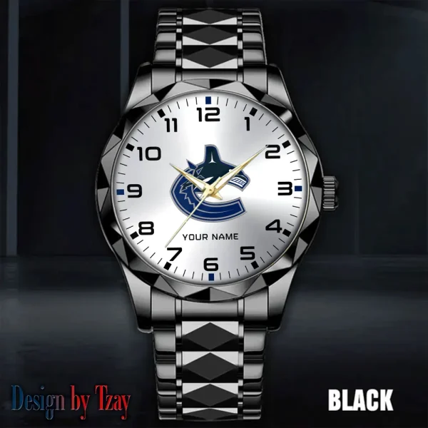 Vancouver Canucks NHL Luxury Diamond Men Wristwatch Trending 2025 SPTDMW319 - Image 4