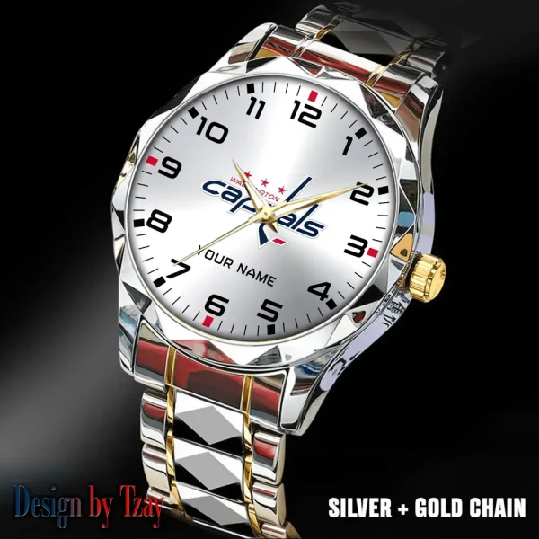 Washington Capitals NHL Luxury Diamond Men Wristwatch Trending 2025 SPTDMW321 - Image 3