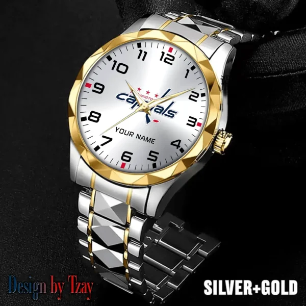 Washington Capitals NHL Luxury Diamond Men Wristwatch Trending 2025 SPTDMW321