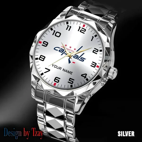Washington Capitals NHL Luxury Diamond Men Wristwatch Trending 2025 SPTDMW321 - Image 4