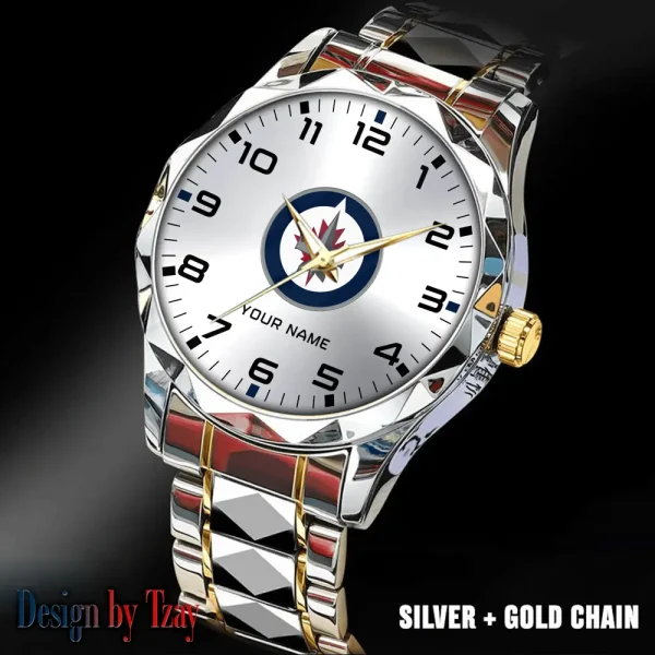 Winnipeg Jets NHL Luxury Diamond Men Wristwatch Trending 2025 SPTDMW322 - Image 5
