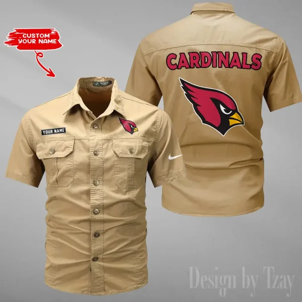 Arizona Cardinals Military Cargo Cotton Shirts New 2025 SPTMSSWS065 - Image 3