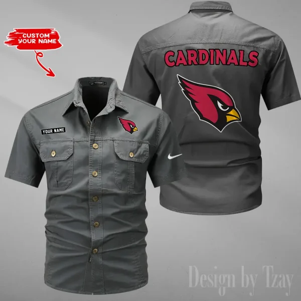 Arizona Cardinals Military Cargo Cotton Shirts New 2025 SPTMSSWS065 - Image 4