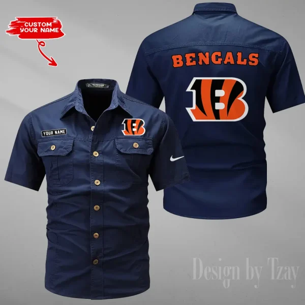 Cincinnati Bengals Military Cargo Cotton Shirts New 2025 SPTMSSWS071 - Image 2