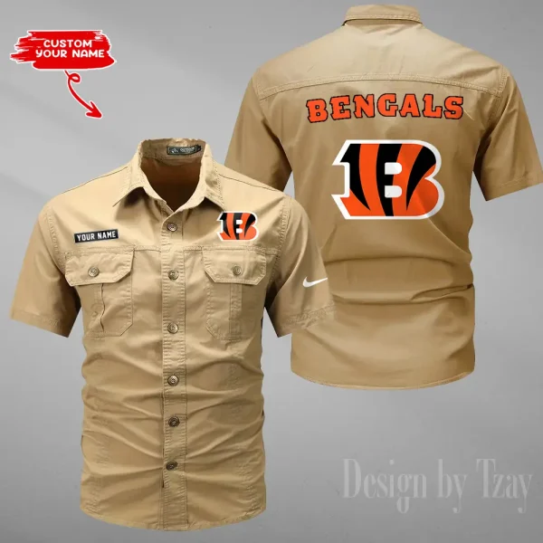 Cincinnati Bengals Military Cargo Cotton Shirts New 2025 SPTMSSWS071 - Image 4