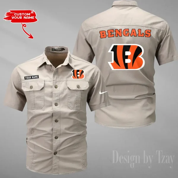 Cincinnati Bengals Military Cargo Cotton Shirts New 2025 SPTMSSWS071 - Image 6