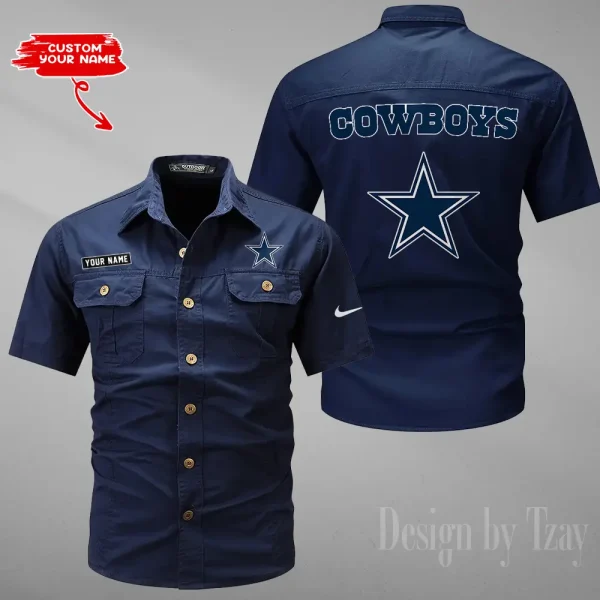 Dallas Cowboys Military Cargo Cotton Shirts New 2025 SPTMSSWS073