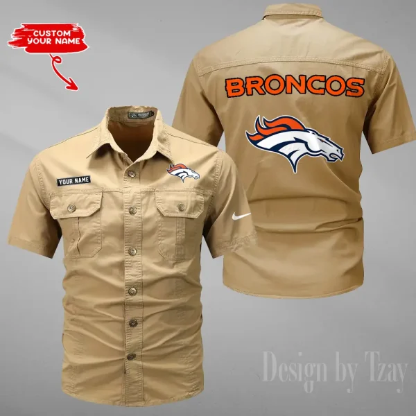 Denver Broncos Military Cargo Cotton Shirts New 2025 SPTMSSWS074 - Image 5