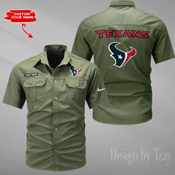 Houston Texans Military Cargo Cotton Shirts New 2025 SPTMSSWS077 - Image 3