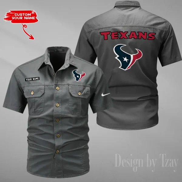 Houston Texans Military Cargo Cotton Shirts New 2025 SPTMSSWS077 - Image 4