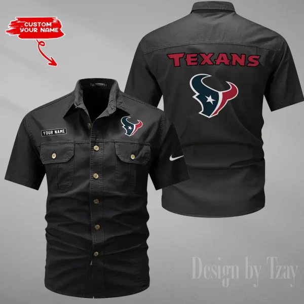 Houston Texans Military Cargo Cotton Shirts New 2025 SPTMSSWS077 - Image 6
